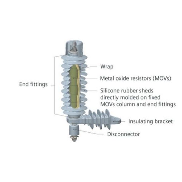 Siemens 3EK8 Silicone Rubber Surge Arresters-Medium Voltage Surge Arresters For Distribution Networks