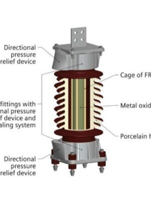 Siemens 3EP-G Porcelain Surge Arrester-Medium Voltage Surge Arresters