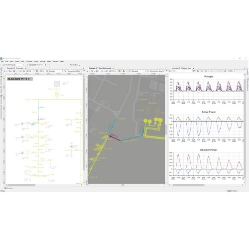 Operating Point/Time Series Calculation (LP) Siemens PSS®SINCAL Extended Analysis Modules