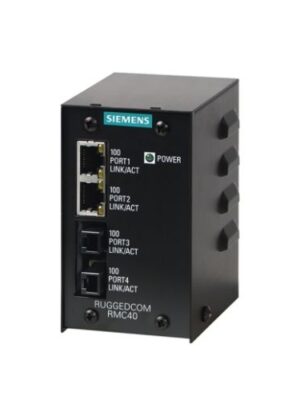 Siemens Ruggedcom RMC40 Media converters unmanaged 4 port ethernet switches