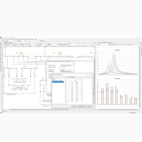 Harmonics / Harmonic Contingency (OB) Siemens PSS®SINCAL Core Modules