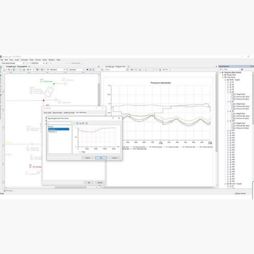 Gas Operating/Time Series (GL) Siemens PSS®SINCAL Gas Modules