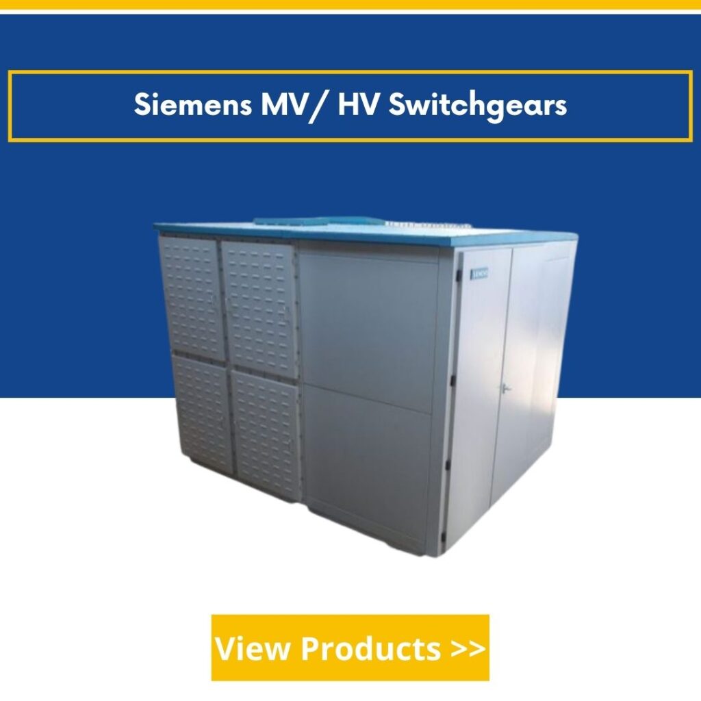 Authorized dealer of Siemens MV / HV Switchgears