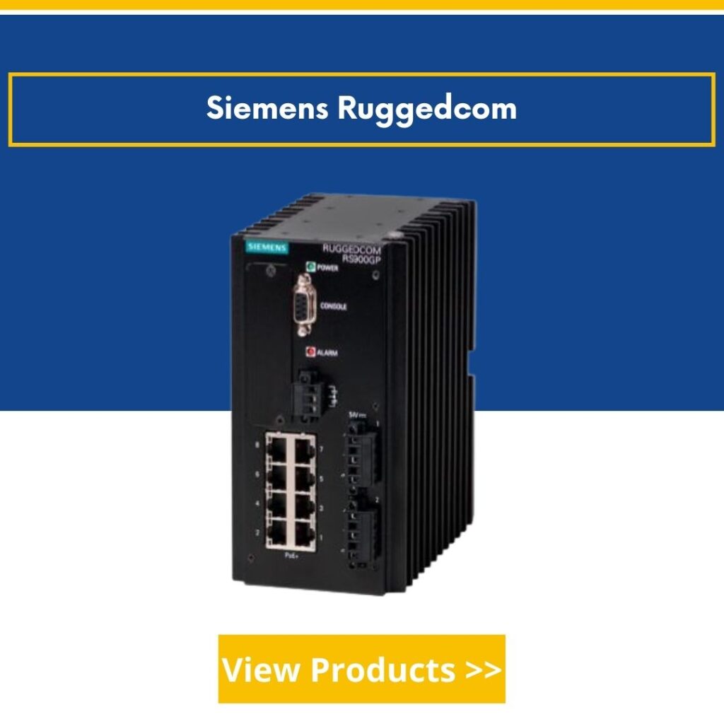 Authorized dealer of Siemens Ruggedcom Ethernet switches