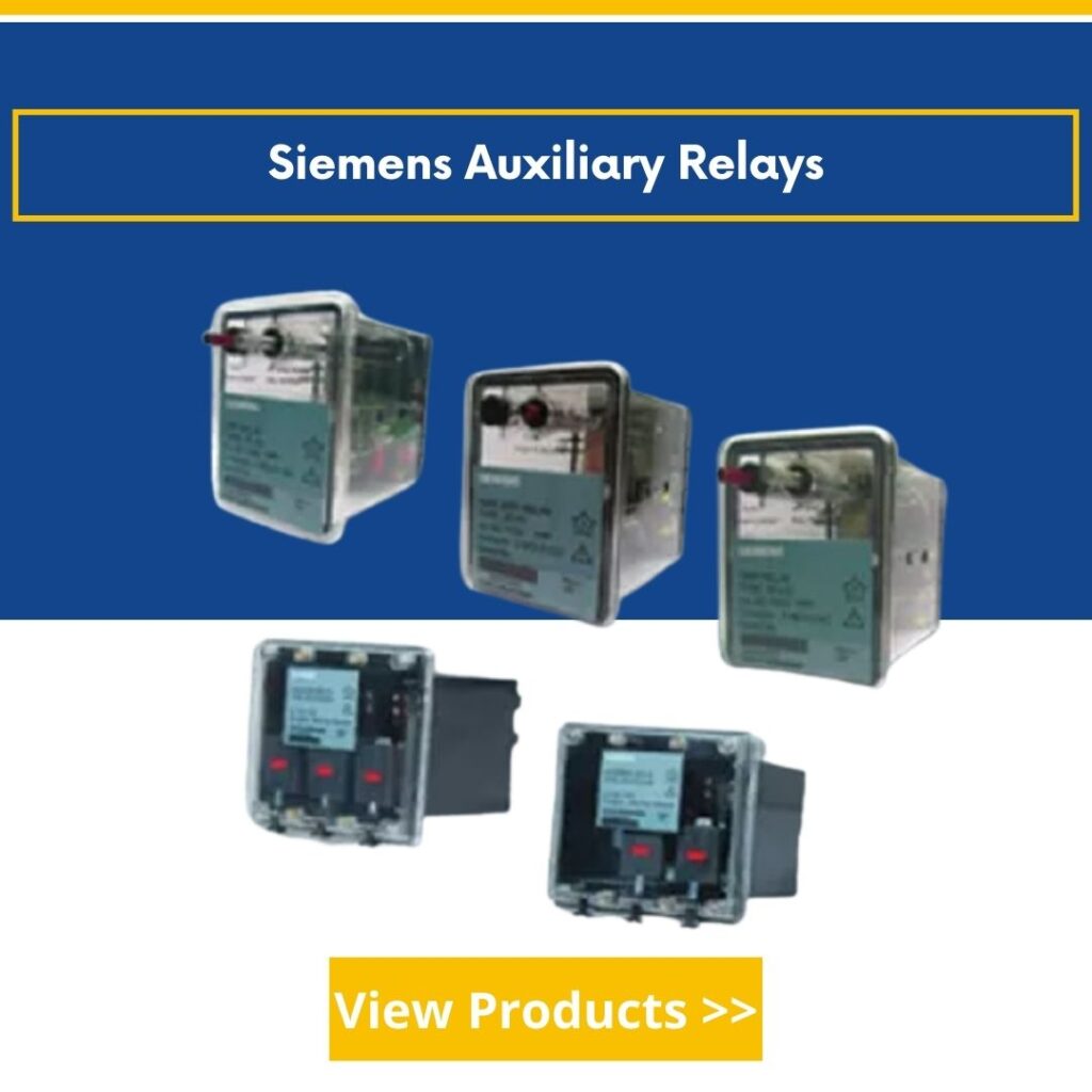 Authorized dealer of Siemens Auxiliary relays