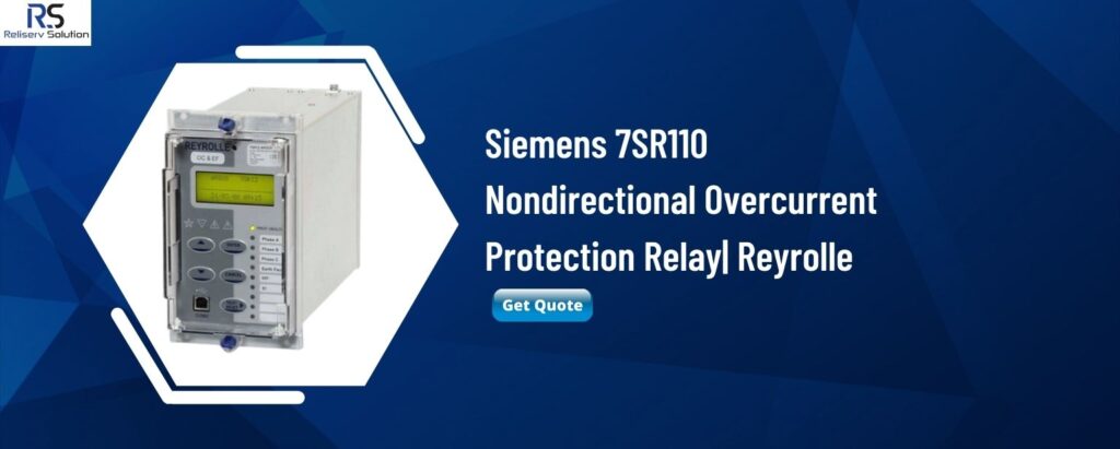 Siemens 7SR110 Relay