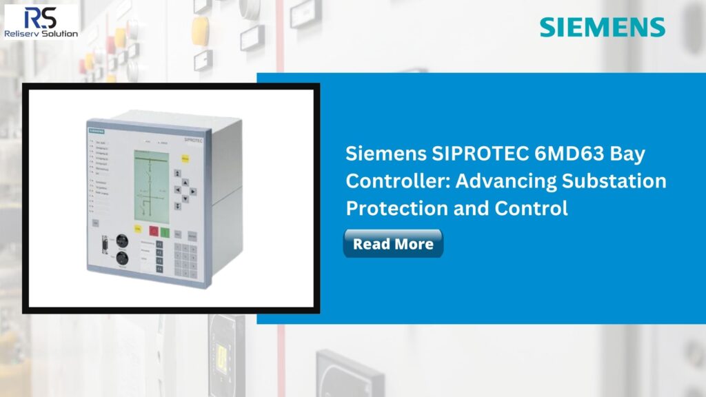 SIPROTEC 6MD63 Bay Controller
