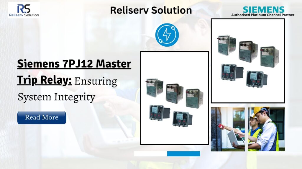 Siemens 7PJ12 Master Trip