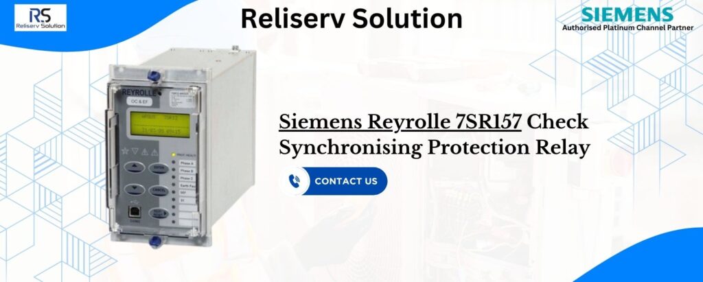 Reyrolle 7SR157 Check Synchronising 