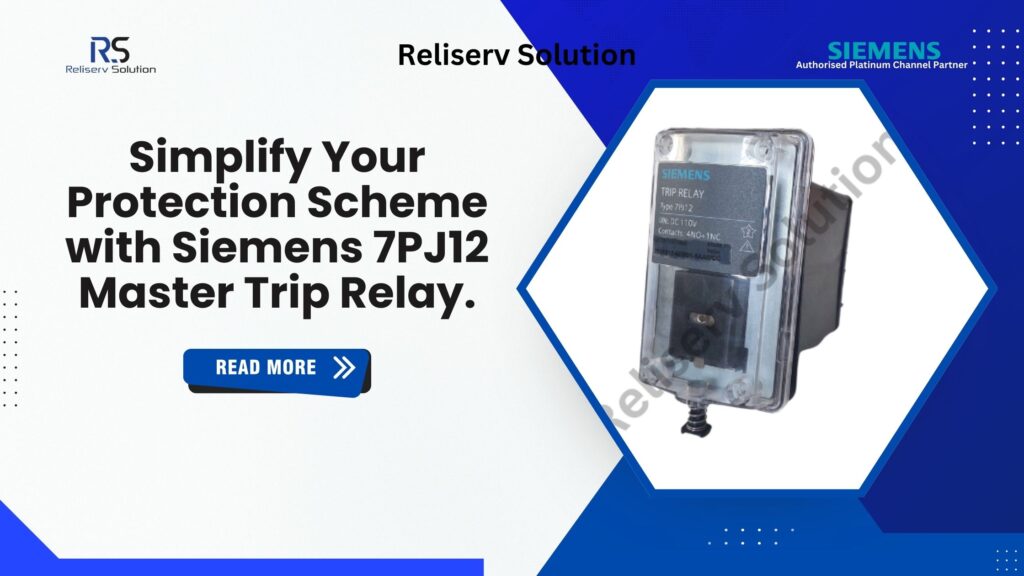 Siemens 7PJ12 Master Trip Relay