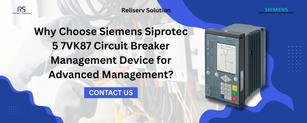 7VK87 Circuit Breaker Management