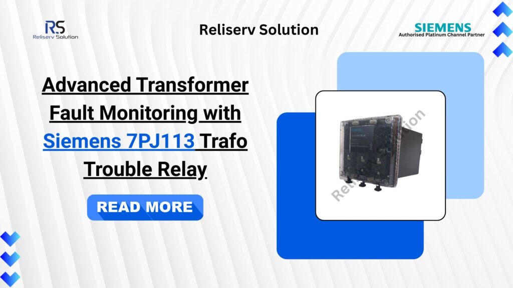 SIEMENS 7PJ113 TRAFO TROUBLE RELAY