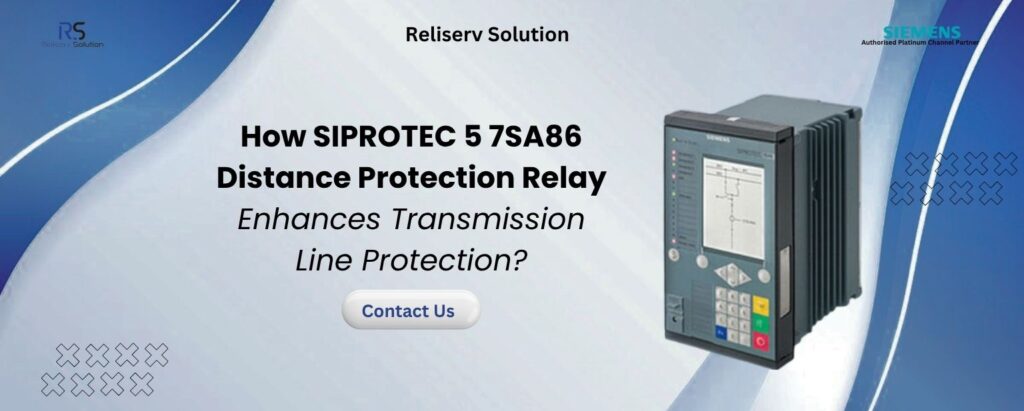 7SA86 Distance Protection Relay