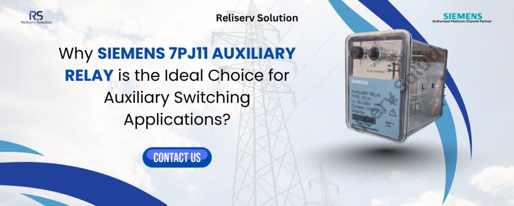 SIEMENS 7PJ11 AUXILIARY RELAY