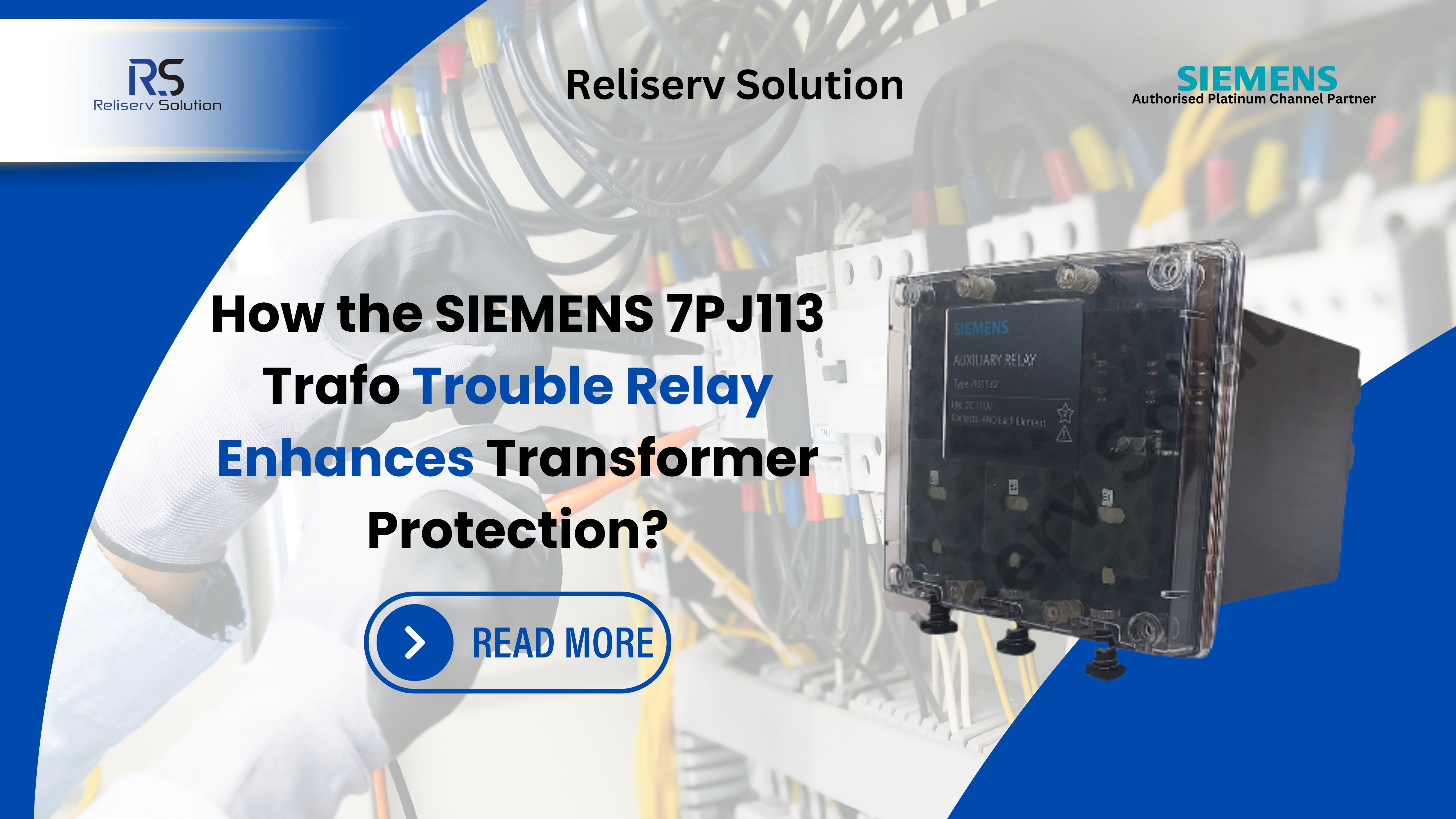 SIEMENS 7PJ113 TRAFO TROUBLE RELAY