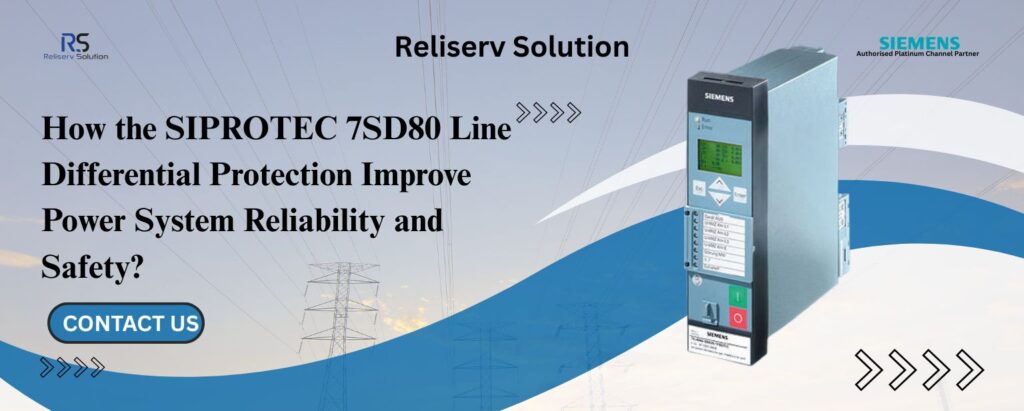 7SD80 Line differential protection