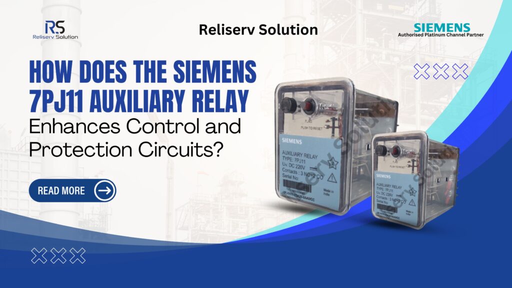 SIEMENS 7PJ11 AUXILIARY RELAY