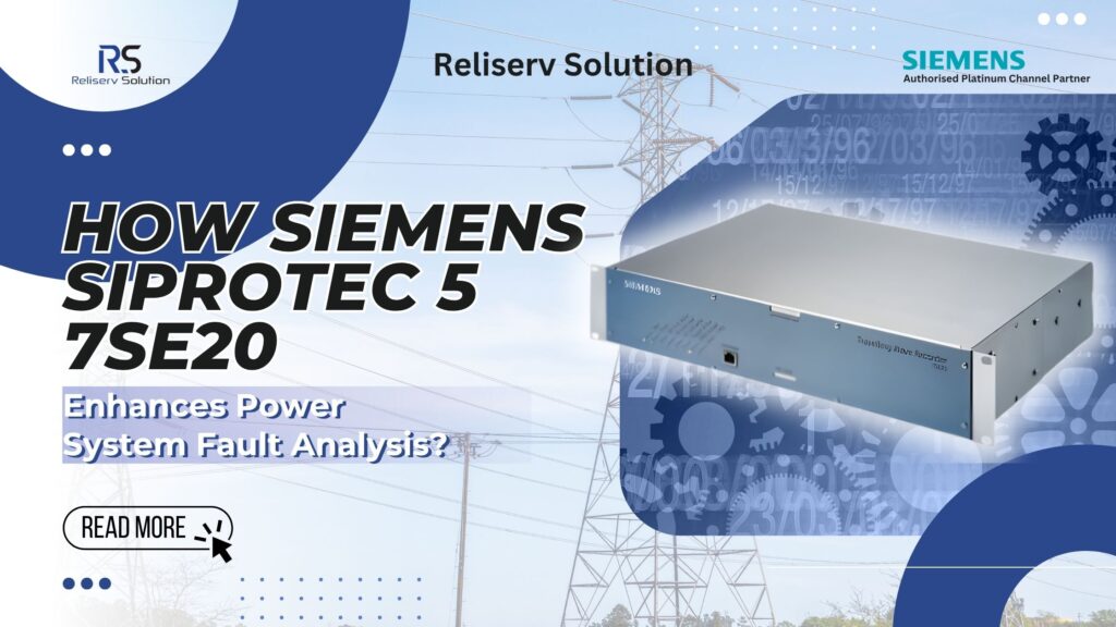 SIPROTEC 7SE20 Fault Recorder