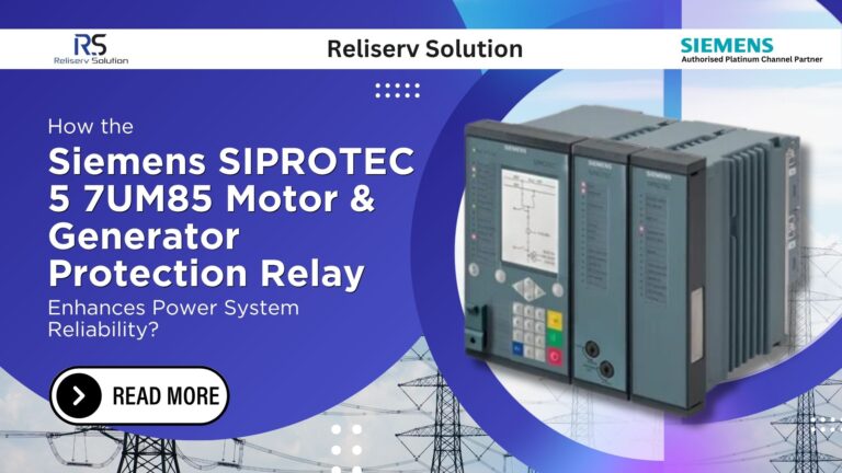 SIPROTEC 5 7UM85 Motor Protection Relay