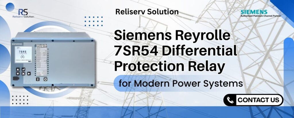 Reyrolle 7SR54 Differential Protection Relay