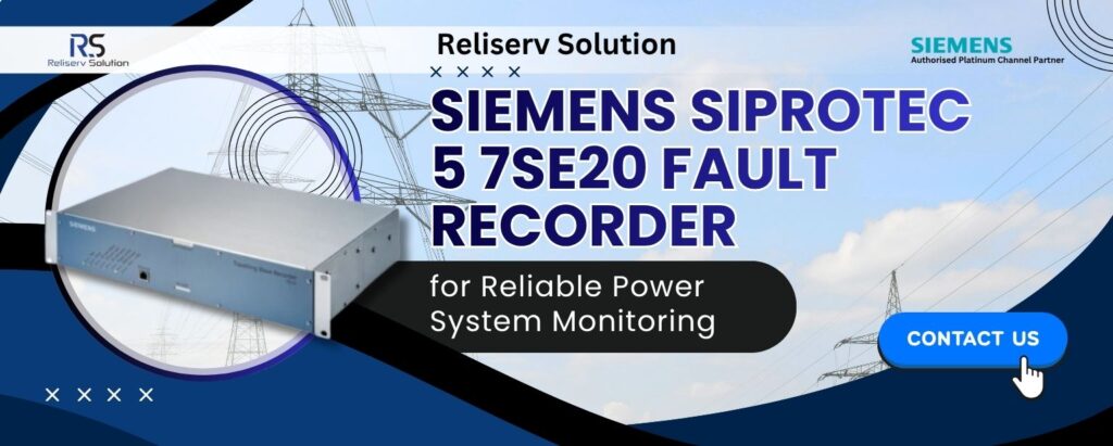 SIPROTEC 7SE20 Fault Recorder