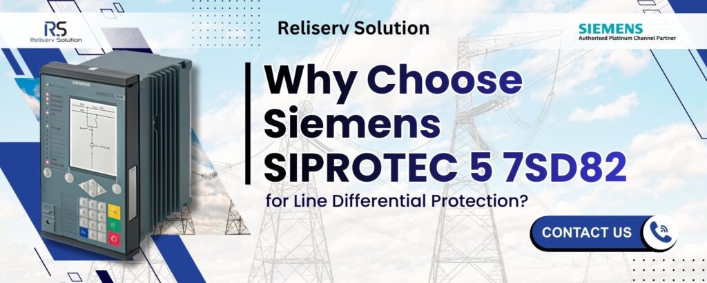 7SD82 Line Differential Protection Relay